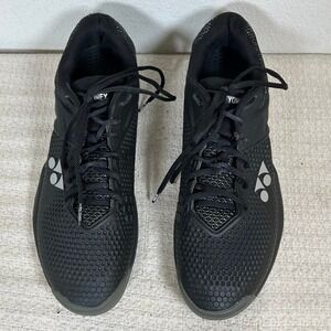 Yonex Eclipsion Mens 13 Badminton Court Shoes Black Grey Sneakers Pickleball